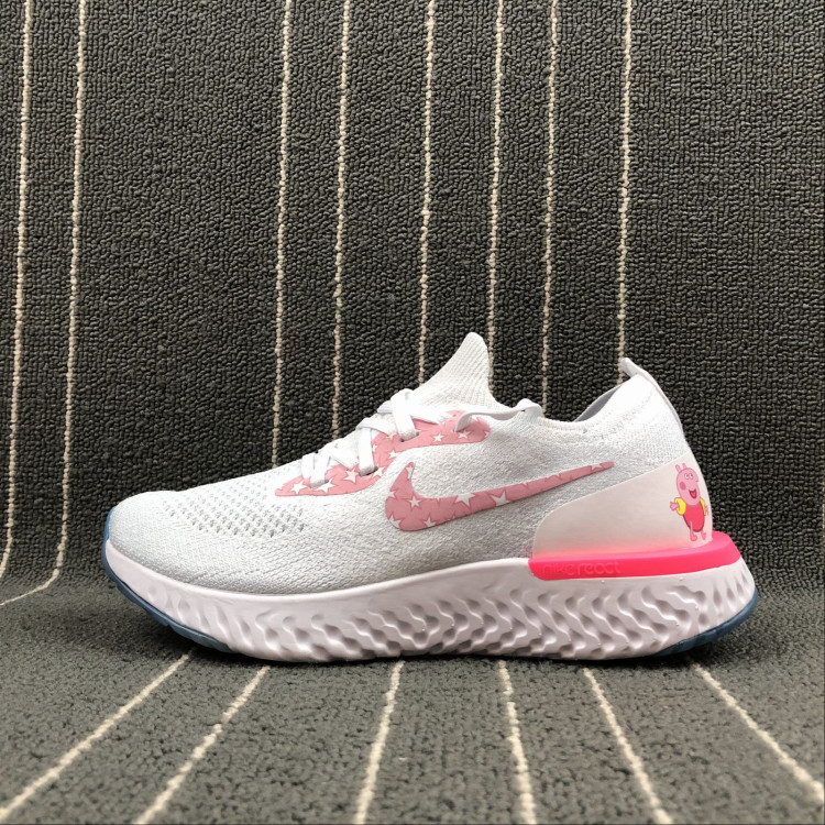 NIKE EPIC REACT FLYKNIT white pink