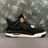 Air Jordan 4 RETRO AJ4 Black Gold White 308497-032