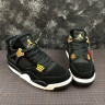 Air Jordan 4 RETRO AJ4 Black Gold White 308497-032