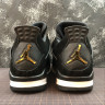 Air Jordan 4 RETRO AJ4 Black Gold White 308497-032
