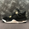 Air Jordan 4 RETRO AJ4 Black Gold White 308497-032