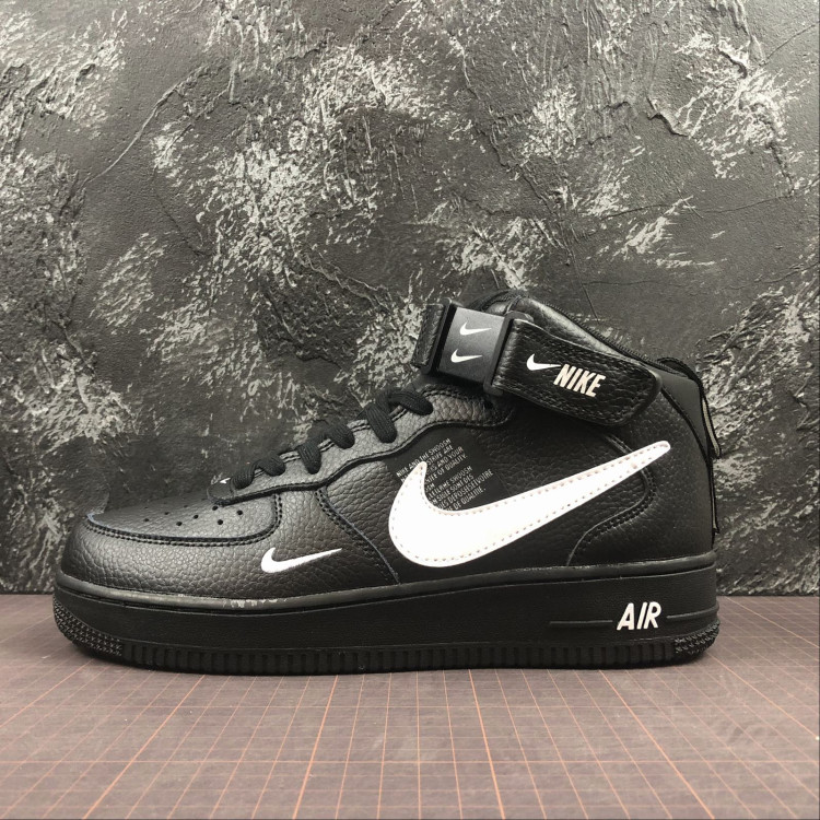 Nike Air Force 1 MID'07 LV8 804609-001 Black White