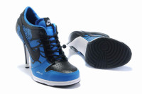 Nike Dunk High Heels Black/Blue