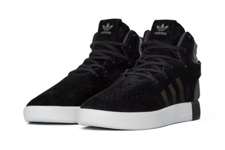  Adidas Tubular Invader Strap Shoes black/white