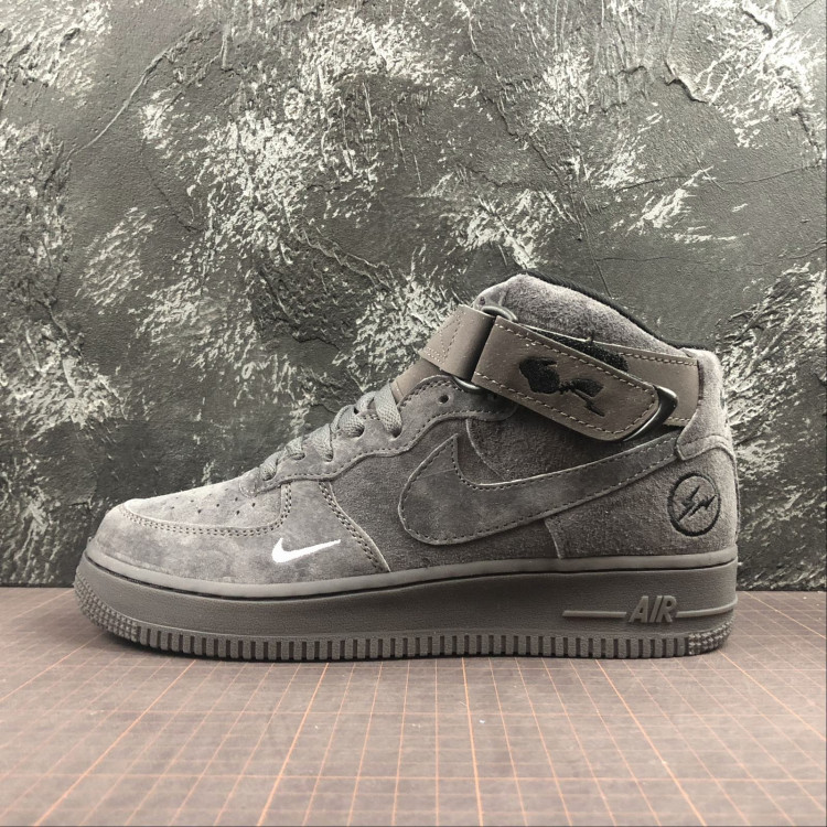 Nike AIR FORCE 1 HI YOHOOD 808788-100 Gray