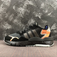 Adidas Nite Jogger 2019 Boost CG7088 Black \ Dark Gray \ Orange