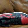 Air Jordan 1 Mid Red and Black AJ1 554724-074