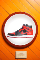 Air Jordan 1 Mid Red and Black AJ1 554724-074