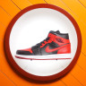 Air Jordan 1 Mid Red and Black AJ1 554724-074
