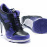 Nike Dunk High Heels purple