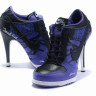 Nike Dunk High Heels purple