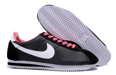 cortez женские Nylon black/white/pink