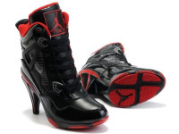 Air Jordan 4 High Heels Black/red