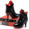 Air Jordan 4 High Heels Black/red