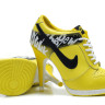 Nike Dunk low Heels " Do The Dew yellow"