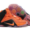 LeBron James 12 orange-black