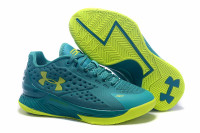 UA Curry One Low turquoise/lime