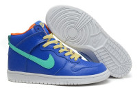 Nike Dunk High Blue/turquoise/orange/white