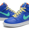 Nike Dunk High Blue/turquoise/orange/white