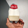 Veja V-10 Leather Extra Sneakers white black beige red 