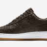 Air Force One Low brown croc