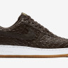 Air Force One Low brown croc