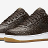 Air Force One Low brown croc