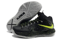 LeBron 10 X PS Elite black/volt-dot