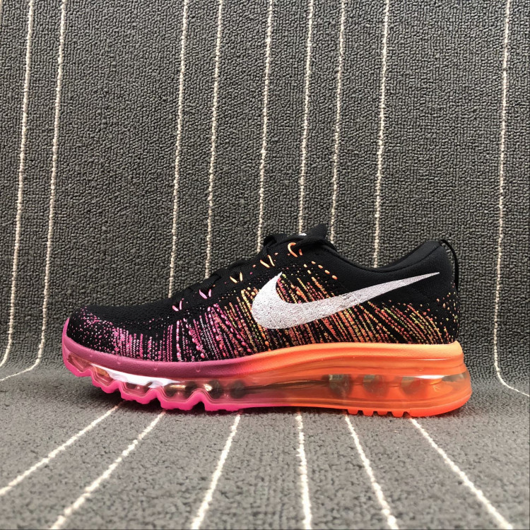 NIKE FLYKNIT MAX 2014 black purple orange