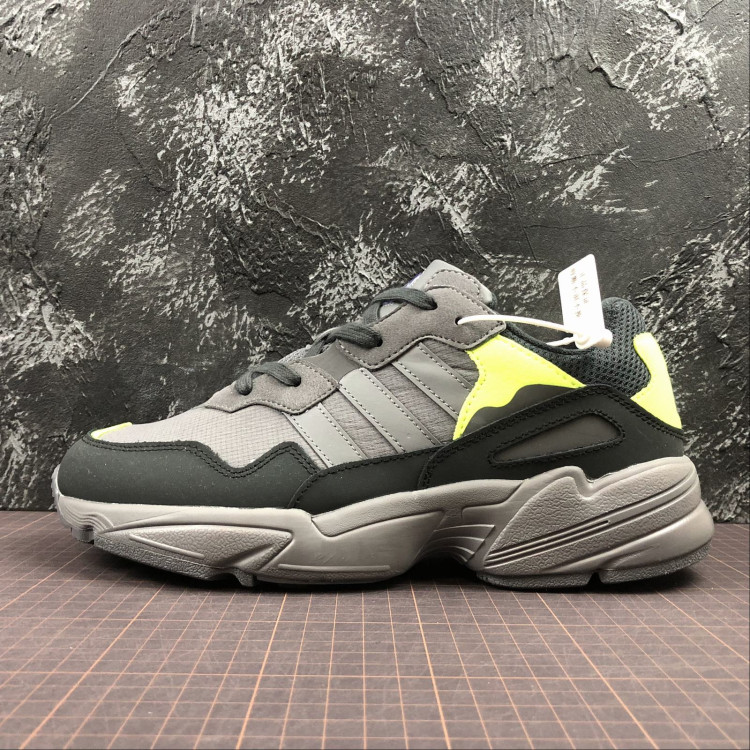 Adidas Yung-96 F97180 Shadow Gray Light Black Yellow