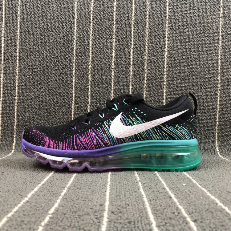 NIKE FLYKNIT MAX 2014 Black Purple Green