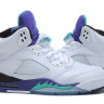 Air Jordan 5 Retro White/Grape