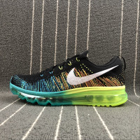 NIKE FLYKNIT MAX 2014 Black Yellow Turquoise