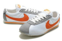 cortez женские Nylon white/gray/orange