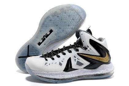 LeBron 10 X PS Elite White/Gold