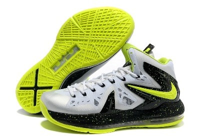 LeBron 10 X PS Elite gray/black/volt