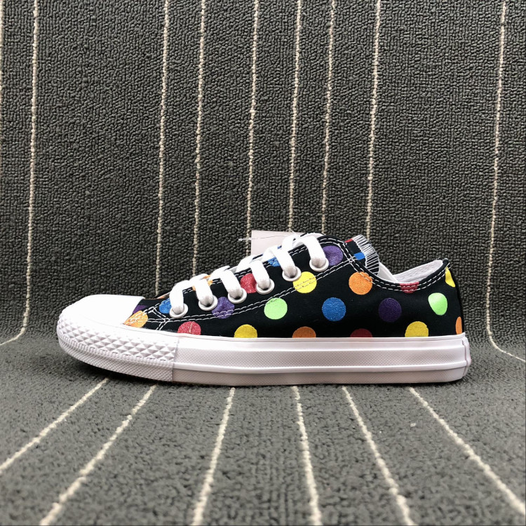 Converse x Miley Cyrus Pride Black White Blue Orange Purple