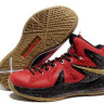 LeBron 10 X PS Elite red/black/gold