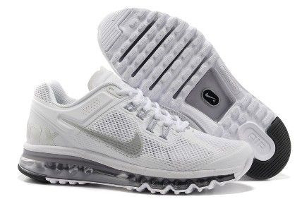 Air max 2013 w white-grey-black