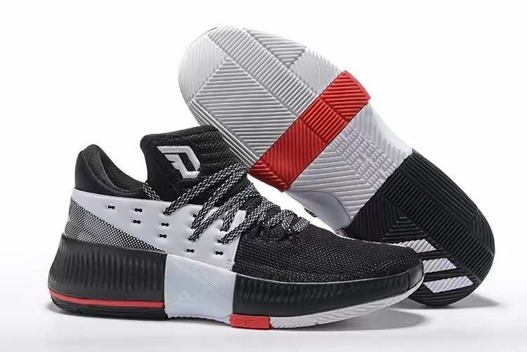 Adidas D Lillard 3 Boost Black/White