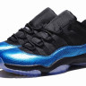 JORDAN 11 low Snakeskin blue