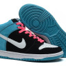 Nike Dunk sb High  black/skyblue/white/pink