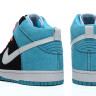 Nike Dunk sb High  black/skyblue/white/pink