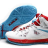 LeBron James Х(10) (white red blue)