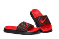 Тапочки nike red/black