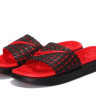 Тапочки nike red/black