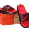 Тапочки nike red/black