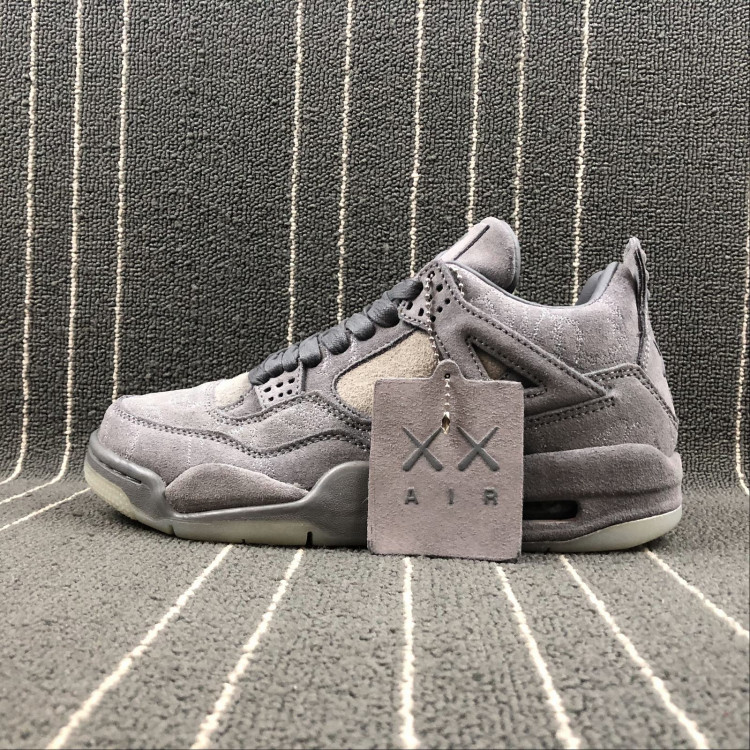NIKE Air Jordan 4 RETRO KAWS Gray