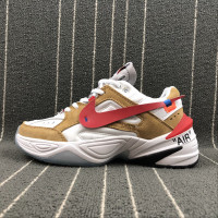 Nike M2K Tekno x Off White White Brown Red