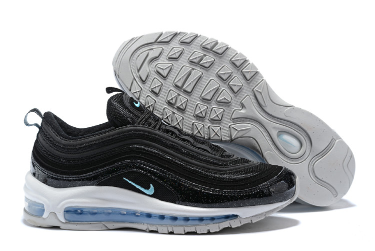 Nike Air Max 97 black lacquered  white blue